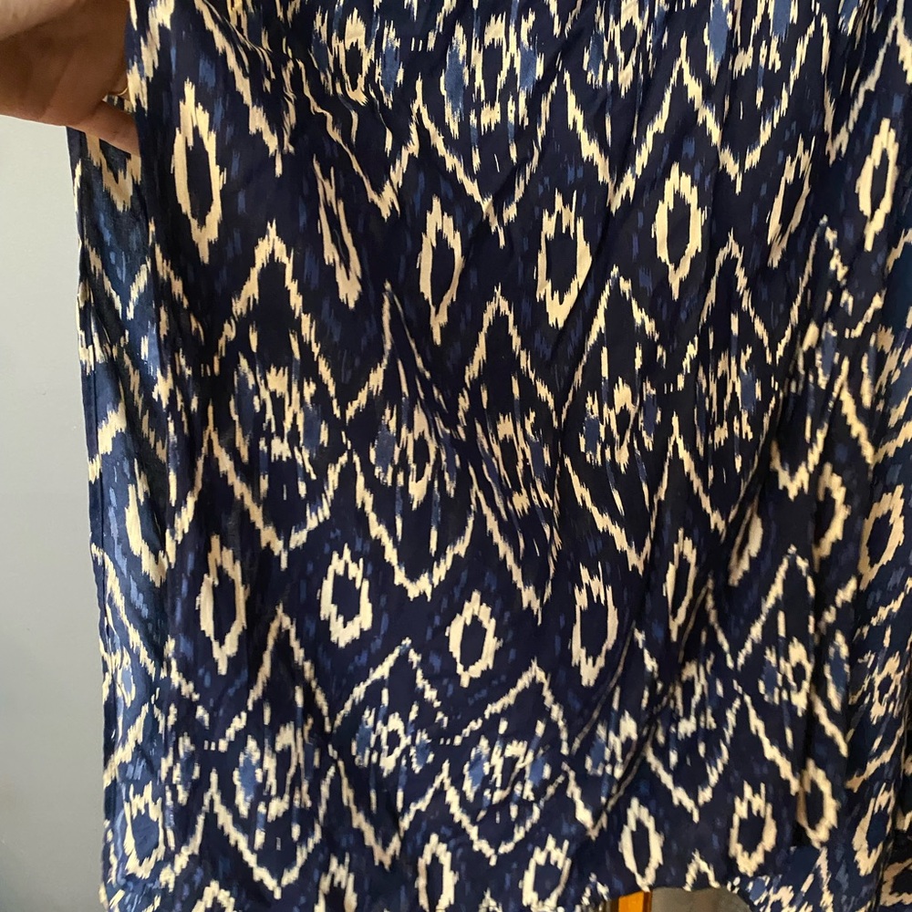 Indigo Ikat Kimono Coverup - Picture 5 of 8